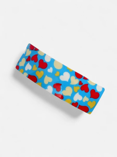 Colorful Children's Hair Clip with Hearts