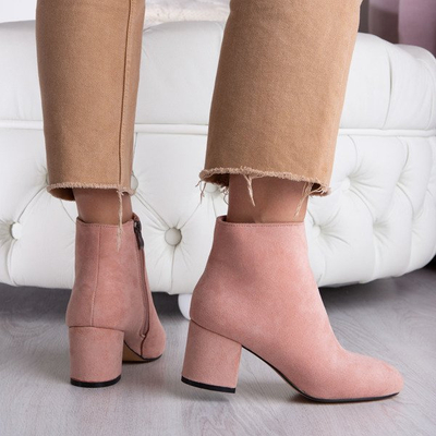 Pink boots on a higher Milagros post - Footwear 1