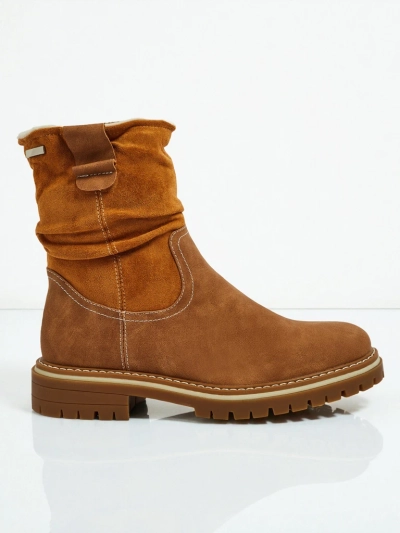 Wyższe botki kobiete eko suede Liora