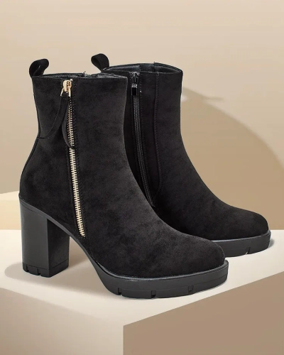 Royalfashion Women's ankle boots on a post Igges