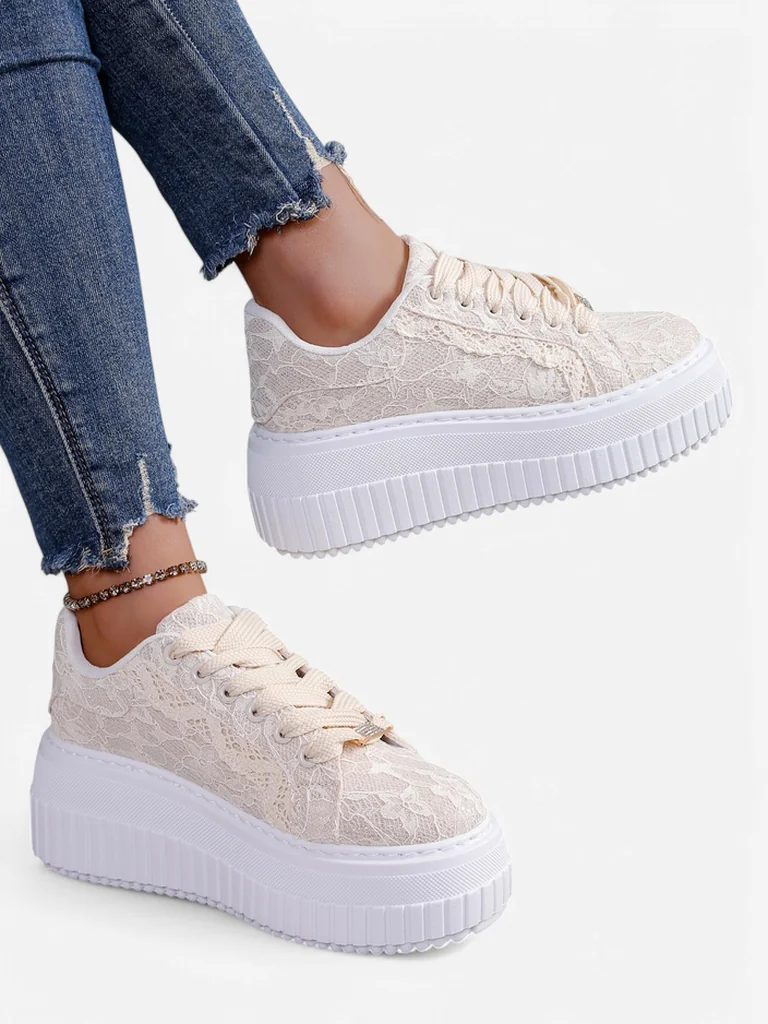 Royalfashion Women's Sport Sneakers with Lace Coronna