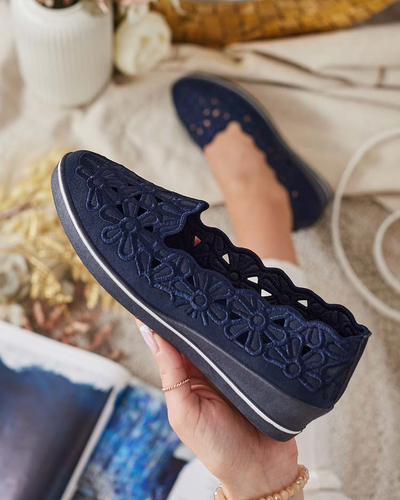 Royalfashion Sieviešu puspapēži ar zemu papēdi Dellio