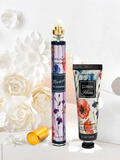 Callias Flora Perfume & Hand Cream Set - Flower Blooming 30ml