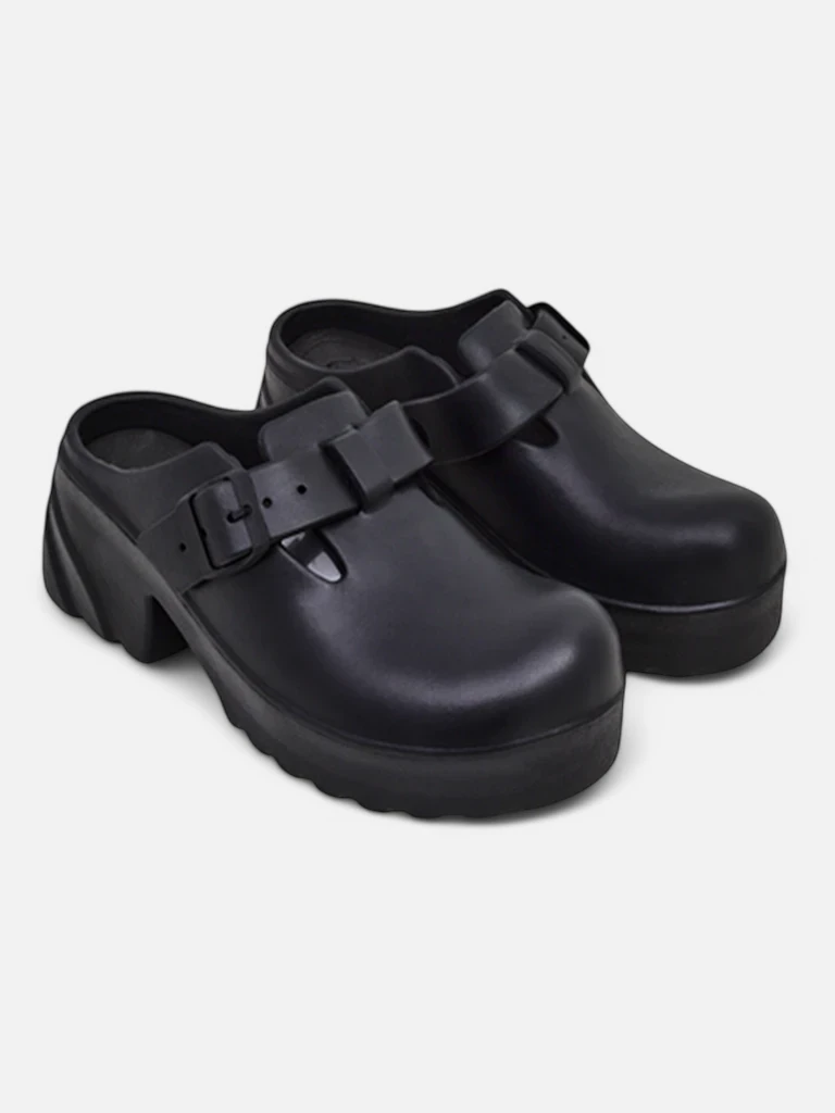 Royalfashion Sieviešu gumijas papēža sandales Voxones