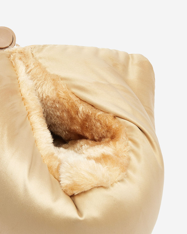 Royalfashion Sieviešu slips-on sniega zābaki brūnā krāsā Nevonsisia