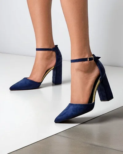 Royalfashion Women's eco suede pumps Calde