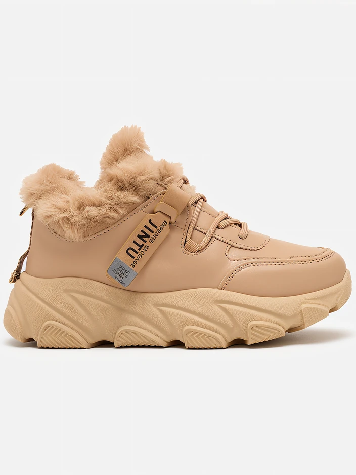 Royalfashion Sieviešu sporta kedas ar kažokādu Nonuas