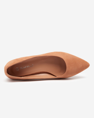 Light brown pumps with flat heels Czinni - Footwear