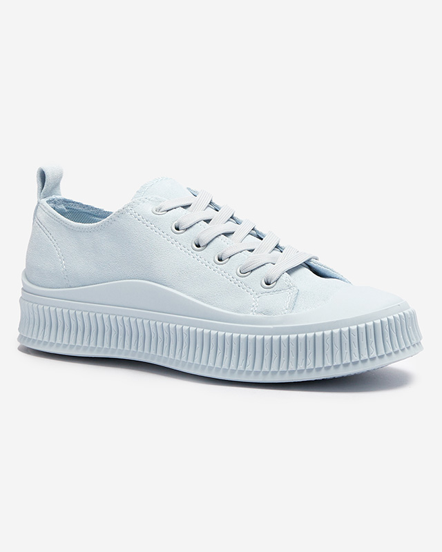 Light blue women's sports sneakers Dollof- Footwear