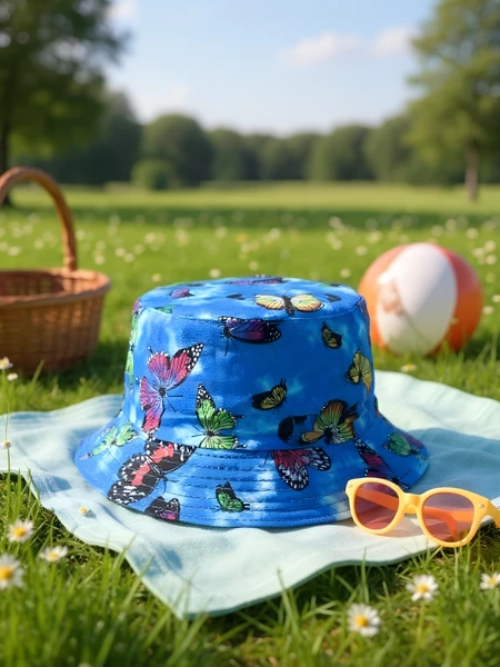 Royalfashion Bērnu panama cepure Color Splash Bucket