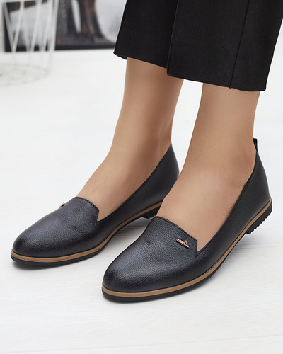 Черные женские мокасины Riorica- Footwear