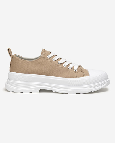 OUTLET Brown women's sports sneakers Cresoma - Footwear