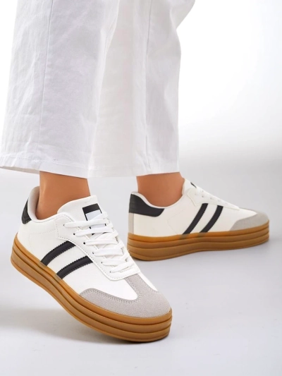 Royalfashion Women's sporty sneakers with a rubber sole Allexx