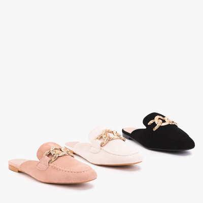 Розовые тапочки а-ля мокасины Gabbu- Shoes