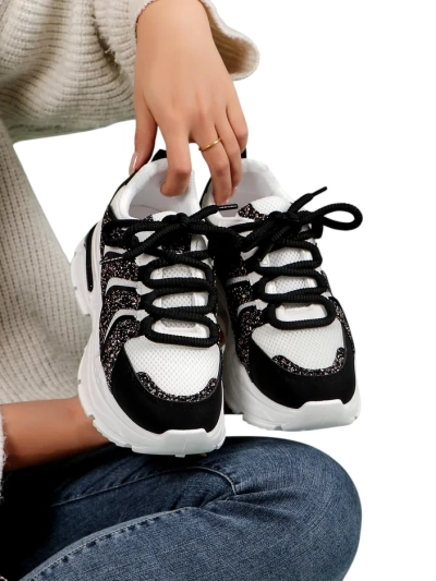 Royalfashion Women's Sporty Platform Sneakers Angello