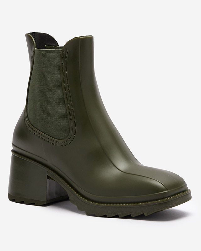 Tumši zaļi sieviešu zābaki Caldala- Footwear