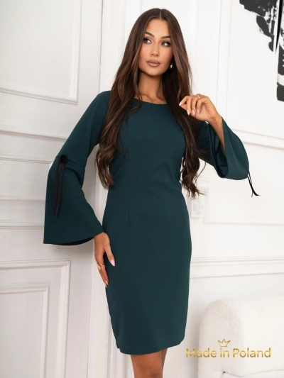 Women's mini dress with wide sleeves Anielle