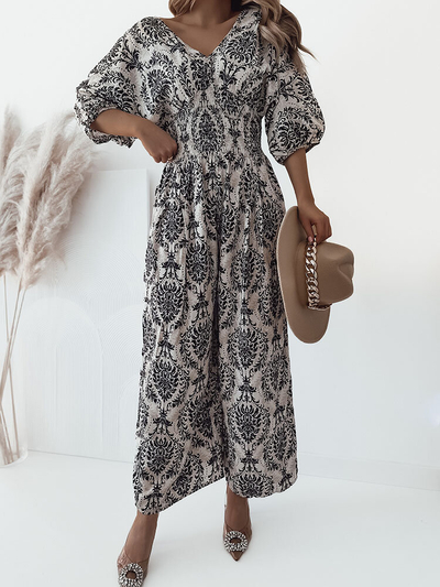 Royalfashion Patterned women's jumpsuit