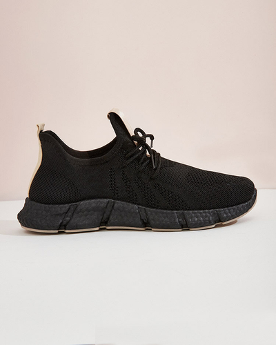 Black and beige women's sports shoes Bommgi - Footwear