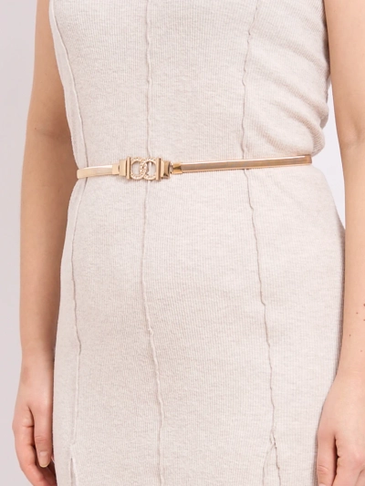 Aurelia Roma – Золотой тонкий женский металлический ремешок с декоративной пряжкой