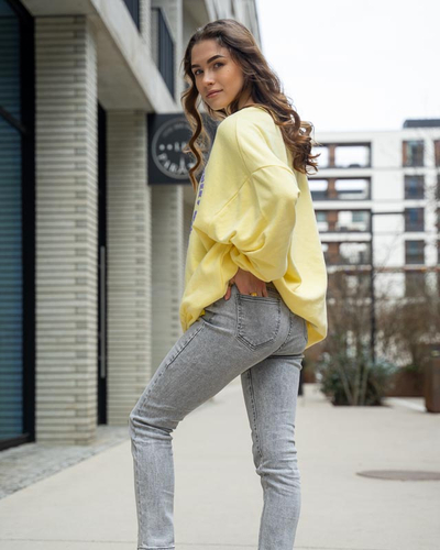 Gray women's skinny jeans - Clothing