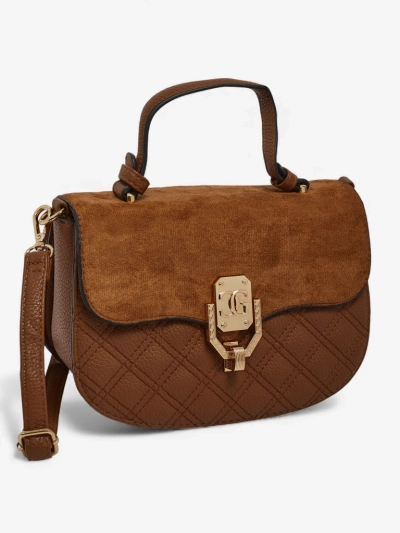 Small Women's Eco-Leather Handbag Sefia