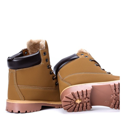 Insulated brown Rimma hiking boots - Footwear 1