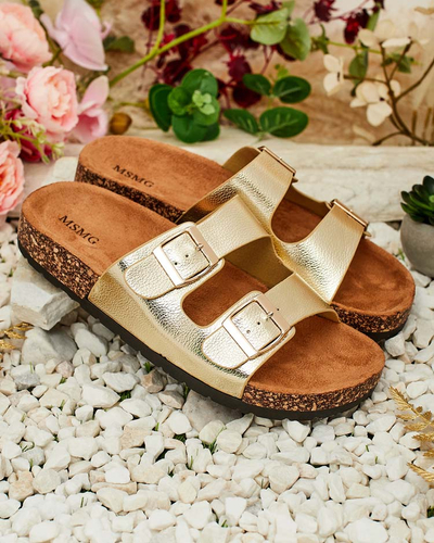Royalfashion Sieviešu flip-flops ar plakanu zoli Rill
