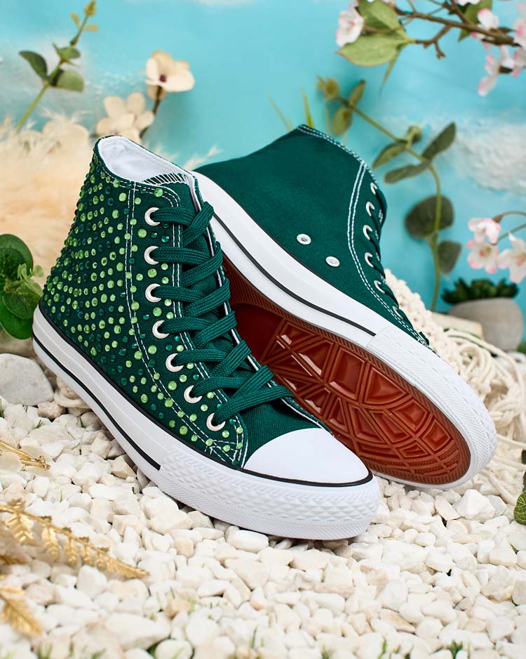 Royalfashion Women's sequined sneakers Shis