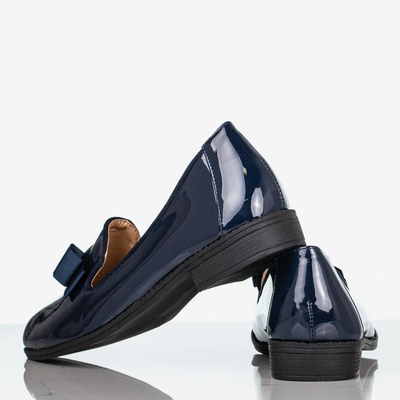 Dark blue women's loafers Holli - Footwear 1