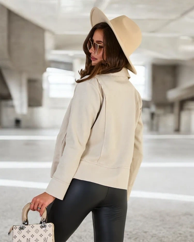 Royalfashion Women's eco-suede ramoneskin jacket with pockets