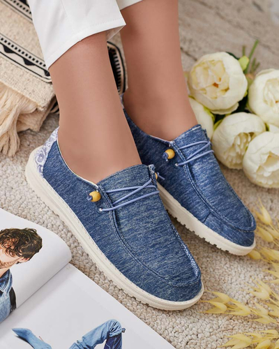 Royalfashion Women's Treppes Lace-up Half Shoes