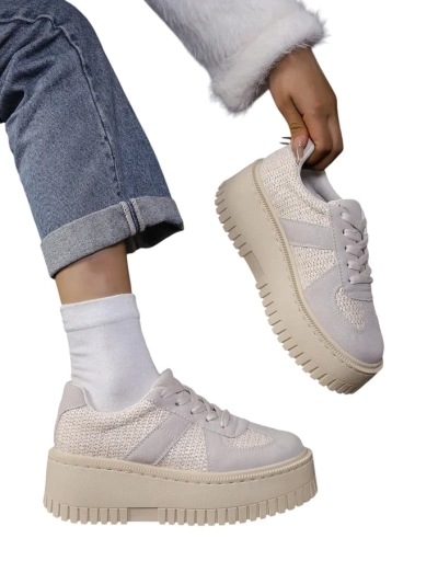 Royalfashion Women's Platform Sneakers Venusoe