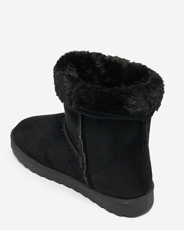 Royalfashion Black boots a'la snow boots for women Leaner