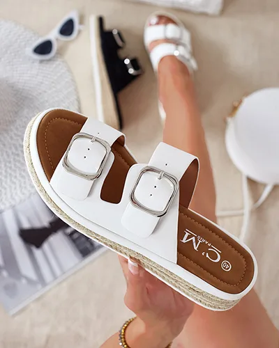 Royalfashion Sieviešu čības ar sprādzēm Ossfo