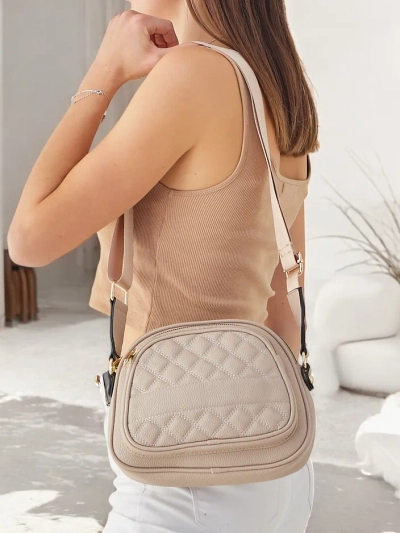 Royalfashion Oval small women's bag made of eco-leather