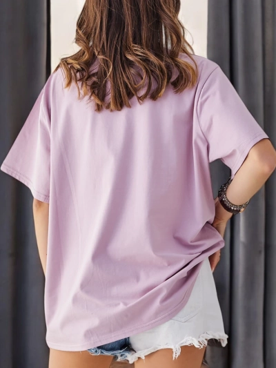 Royalfashion Women's Cotton T-Shirt with Print