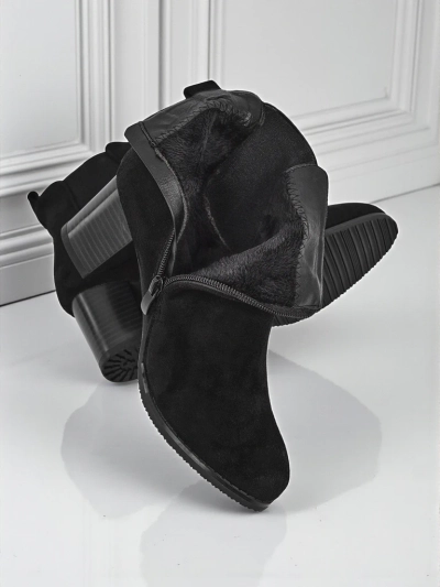 Velvet Trace Women's Eco-Suede Heeled Ankle Boots