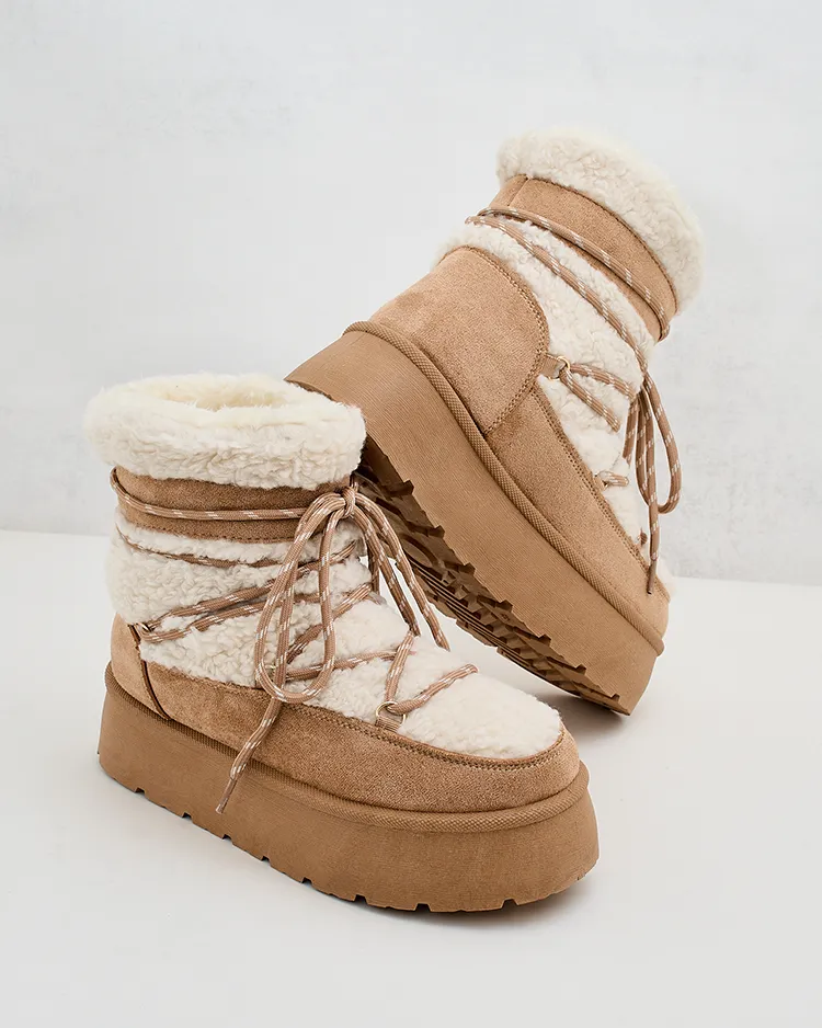 Royalfashion Sieviešu sniega zābaki ar mežģīnēm Evonie