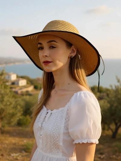 Royalfashion Sieviešu salmu cepure Fiora