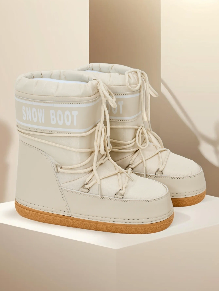 Royalfashion Sieviešu sniega zābaki ar svītrā Soblesia