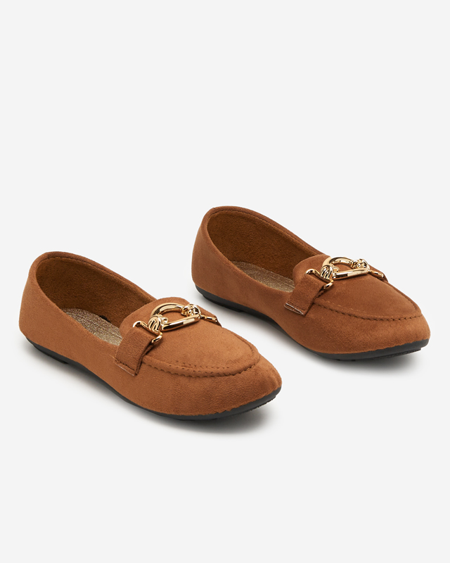 Camel eco-suede loafers Brussi - Footwear