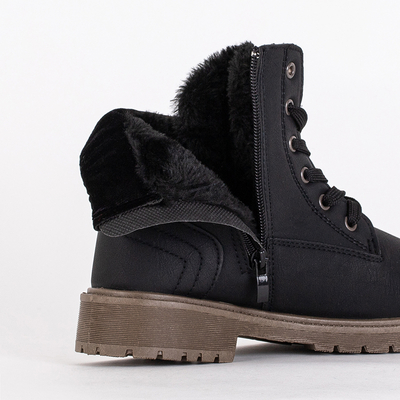 Girls' black Aoxian boots - Shoes