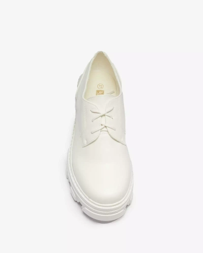 Белые женские полусапоги Delgor- Footwear