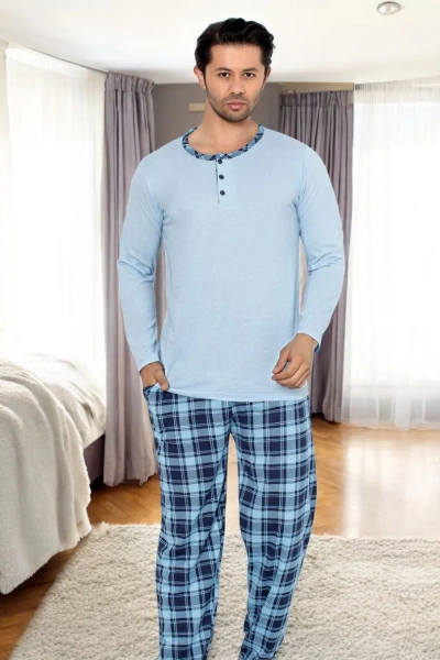 Royalfashion Men's Cotton Checked Pyjama