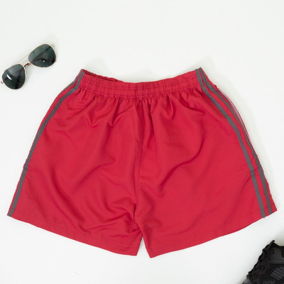 Red men's sports shorts - Clothing