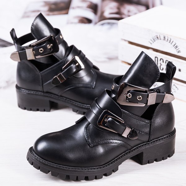 Black flat heels Loca - Shoes 1