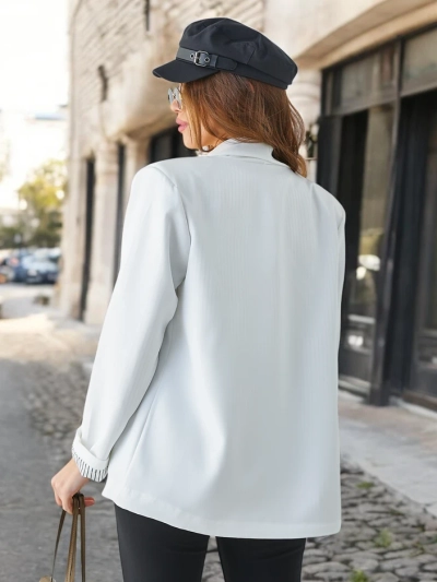Royalfashion Women's blazer without fastening Elegantes
