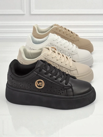 Sneakers lav-eam platforma Perseida Royalfashion te zeza lekure ekologjike