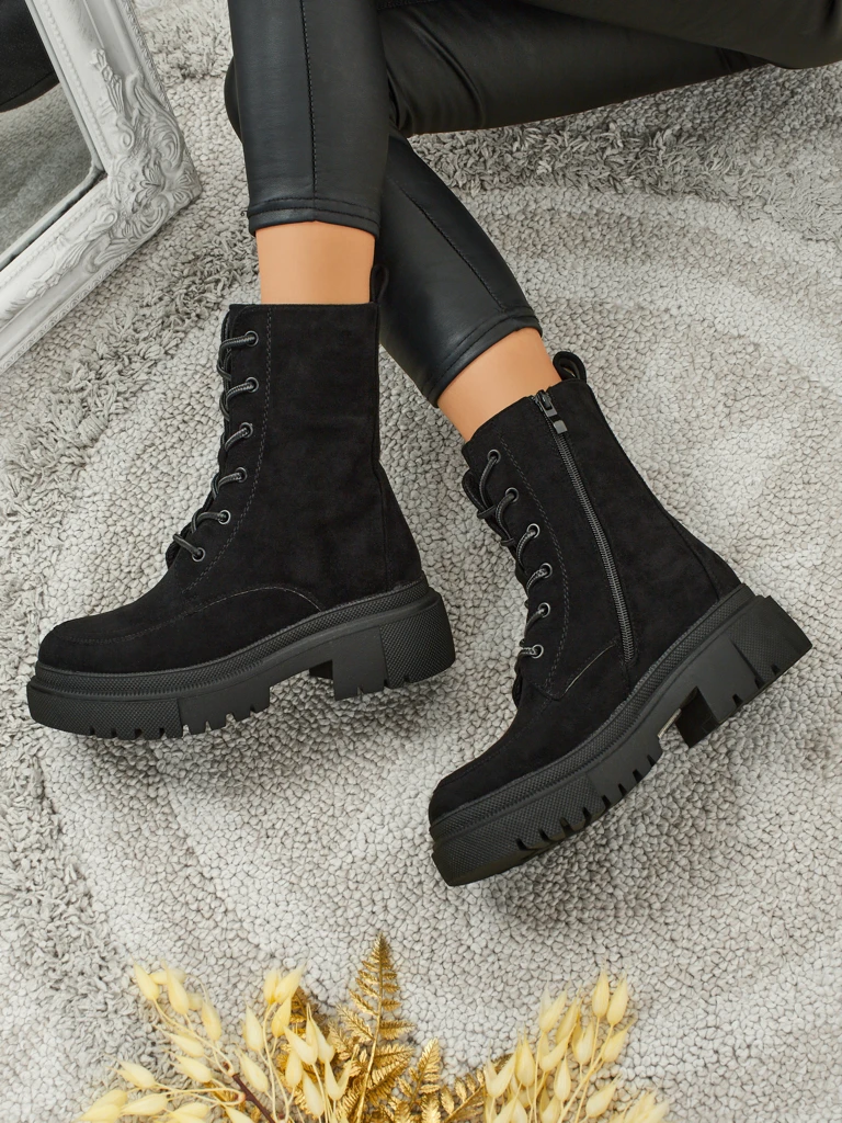 Eko-mokkanahkaiset naisten worker-nilkkurit Velisse